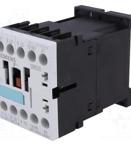 3RT1015-1AB01 Contactor mini 3kW 7A 24VAC