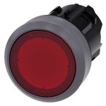 3SU1031-0AB20-0AA0 Pulsador luminoso ROJO pvc