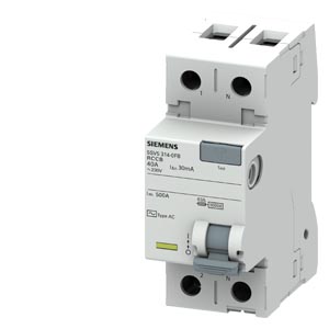 5SV5314-0FB Diferencial 40/2/30mA 230V AC no accesoriable