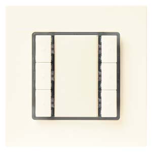 5WG1223-2DB12 Pulsador triple KNX UP 223/12 con LED B. Titán
