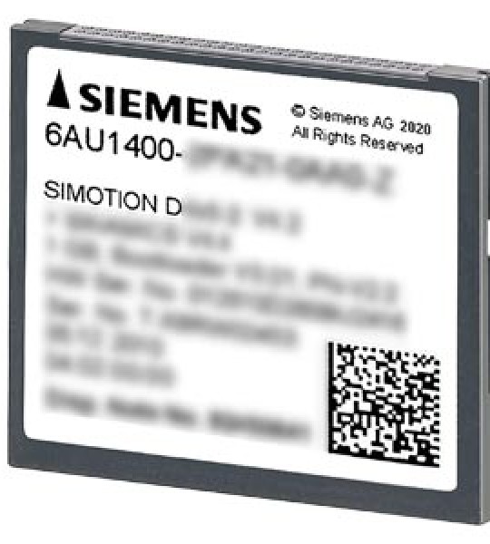6AU1400-1QA20-0AA0 SIMOTION Drive-based tarjeta CompactFlash D410-2