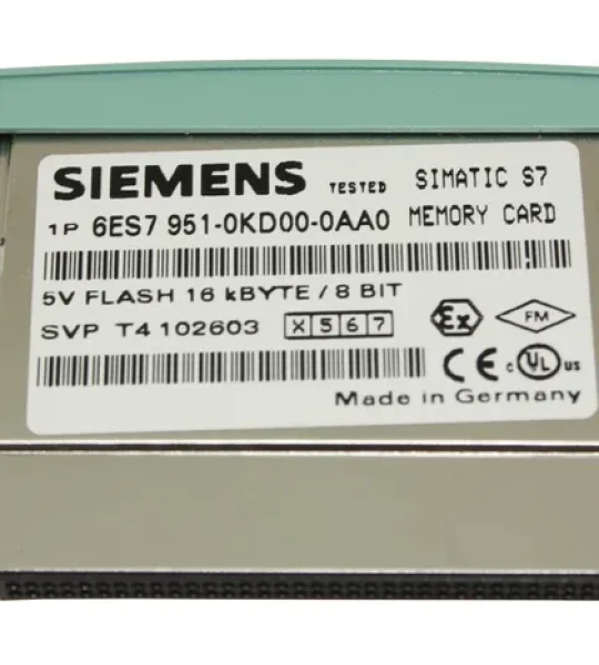 6ES7951-0KD00-0AA0 Memory Card FEPROM 16Kb S7-300