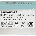 6ES7951-1KL00-0AA0 Memory Card FEPROM 2Mb S7-300