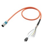 6FX8002-8QN08-1AG0 Cable de conexión conector SPEED-CONNECT M17 6mts 