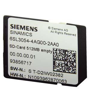 6SL3054-7EH00-2BA0 Memoria SD Card 512Mb p/G120