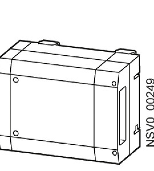 BVP:034272 BD01-AK1X/F Caja derivación vacia 4módulos