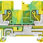 8WH6000-0CH07 Borne PE, tecnología IPO, 6 mm², ancho 8,2 mm, amarillo-verde, 2 punto