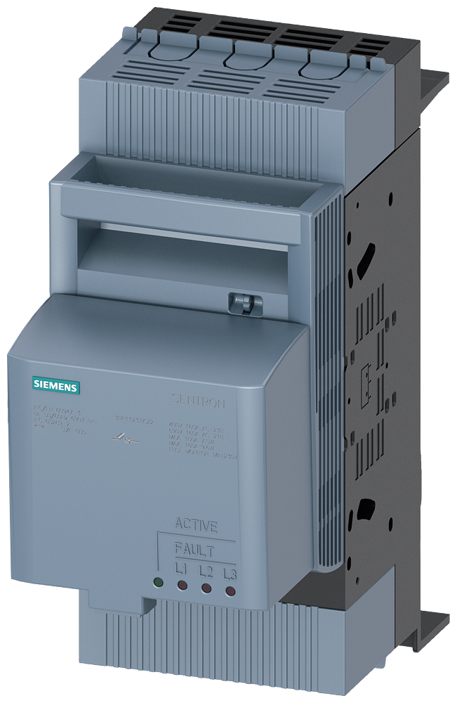 3NP1123-1BC22 SENTRON, interruptor-seccionador-fusible 3NP1, de 3 polos, NH000, 160 A