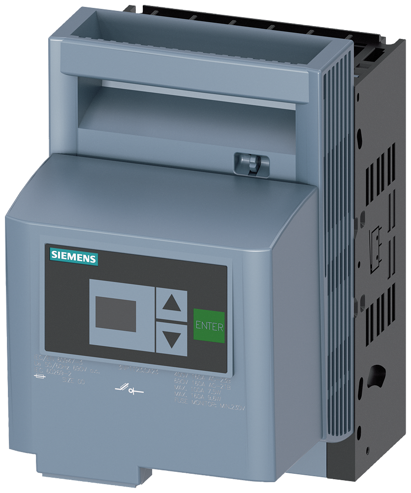 3NP1123-1CA23 SENTRON, interruptor-seccionador-fusible 3NP1, de 3 polos, NH000, 160 A