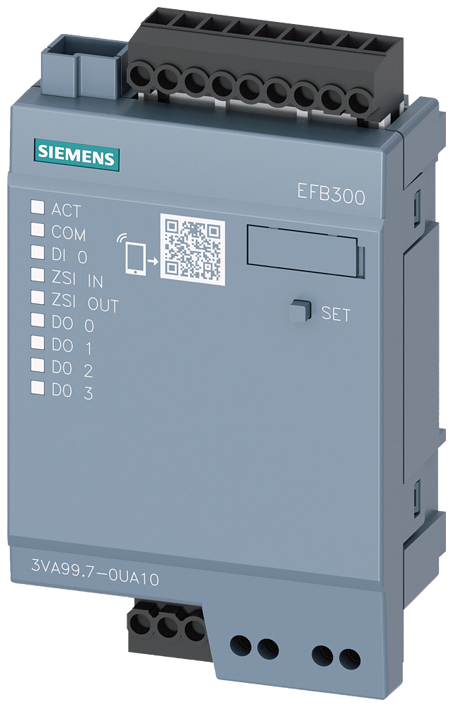 3VA9987-0UA10 Módulo de ampliación externo EFB300, incl. cable de conexión 1,5 m, 3VA-EFB300