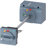 3VA9267-0FK23 Mando giratorio para montaje en puerta, estándar, IEC IP65, con enclavamiento de