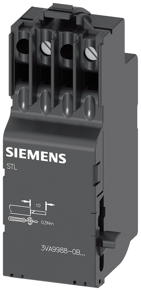 3VA9988-0BM10 Disparador de apertura izquierdo para enclavamiento eléctrico, 24 V DC