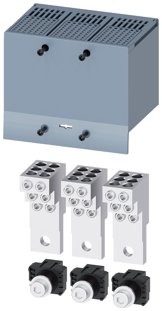 3VA9223-0JF60 Borne para conductor redondo, 6 cables, 3 unidades, accesorio para: 3VA2 100/160