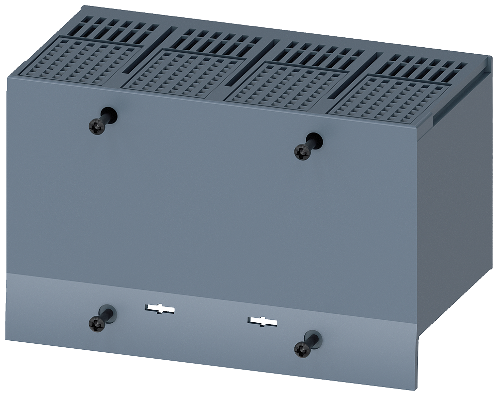 3VA9221-0WF40 Tapa cubrebornes alargada de 4 polos, 1 unidad, accesorio para: 3VA2 100/160/250