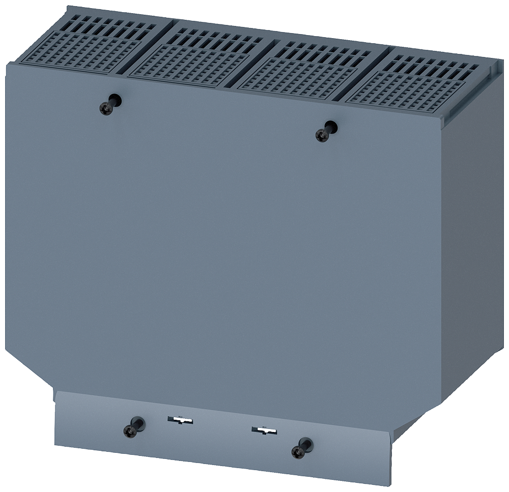 3VA9221-0WG40 Tapa cubrebornes ensanchada de 4 polos, 1 unidad, accesorio para: 3VA2 100/160/2