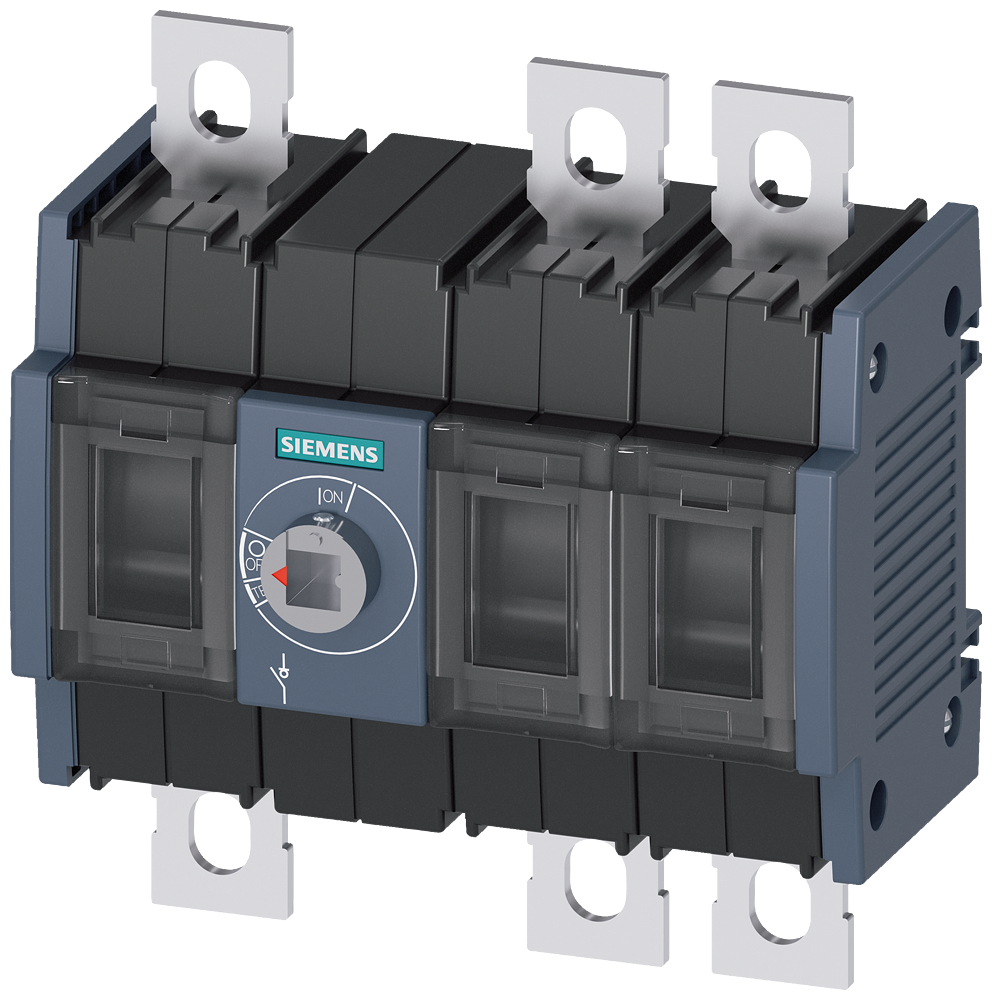3KD3030-0NE20-0 Interruptor-seccionador 100 A, tam. 2, 3 polos, accionamiento frontal centr