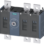 3KD4430-0QE20-0 Interruptor-seccionador 500 A, tam. 4, 3 polos, accionamiento frontal centr