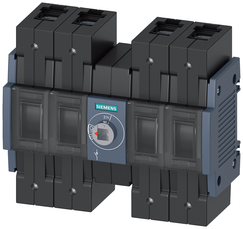 3KD3040-2NE20-0 Interruptor-seccionador 100 A, tam. 2, 4 polos, accionamiento frontal centr
