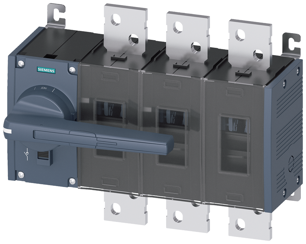 3KD5232-0RE10-0 Interruptor-seccionador 1250 A, Tam. 5, 3 polos, accionamiento frontal izqu