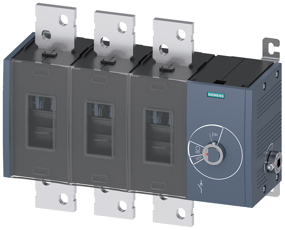 3KD5434-0RE40-0 Interruptor-seccionador 1600 A, Tam. 5, 3 polos, accionamiento de pared lat