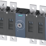 3KD4440-0QE20-0 Interruptor-seccionador 500 A, tam. 4, 4 polos, accionamiento frontal centr