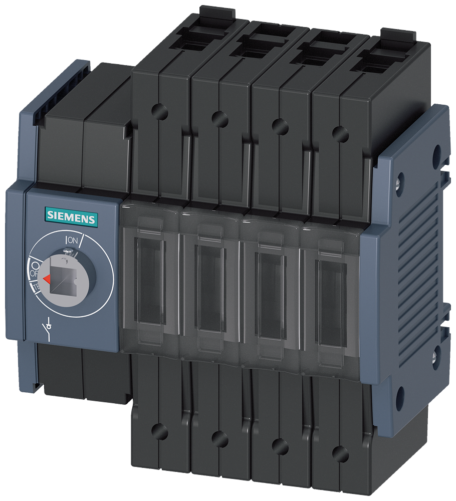 3KD2640-2ME10-0 Interruptor-seccionador 63 A, tam. 1, 4 polos, accionamiento frontal izquie