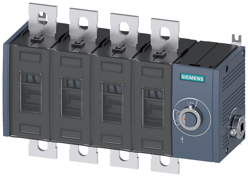3KD3844-0PE40-0 Interruptor-seccionador 250 A, Tam. 3, 4 polos, accionamiento de parel late