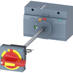 3VA9467-0FK27 Mando giratorio para montaje en puerta, parada de emergencia, IEC IP65, con encl