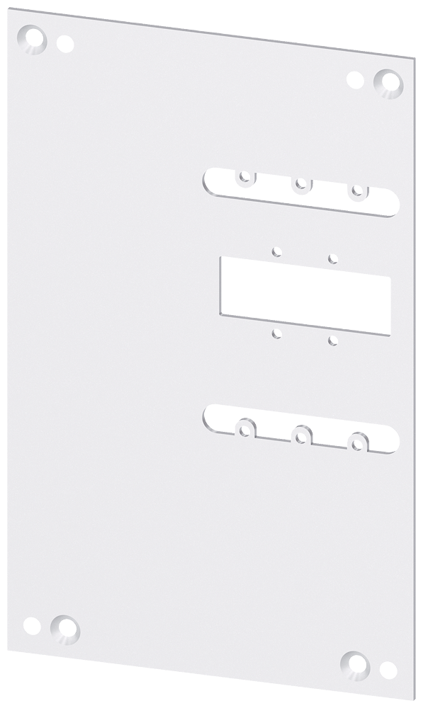 3VA9158-0VK20 Enclavamiento posterior para montaje de placa, accesorio para: 3VA1 160