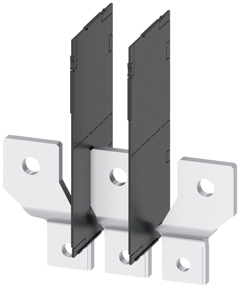 3VA9483-0QC00 Ensanchador de conexiones por el frente, 3 unidades, accesorio para: 3VA1, 400/6