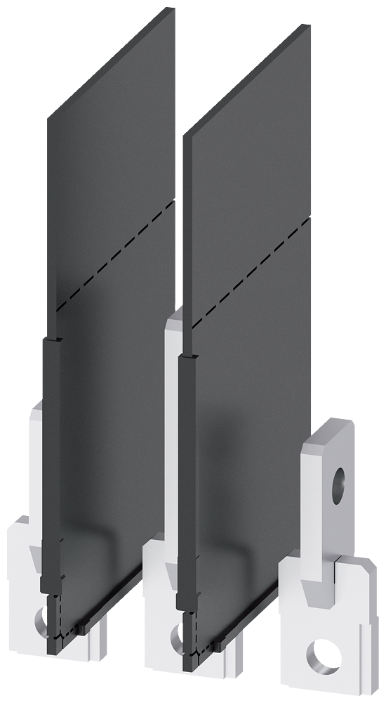 3VA9153-0QD00 Alargador de conexiones, vertical, 3 unidades, accesorio para: 3VA1 100/160
