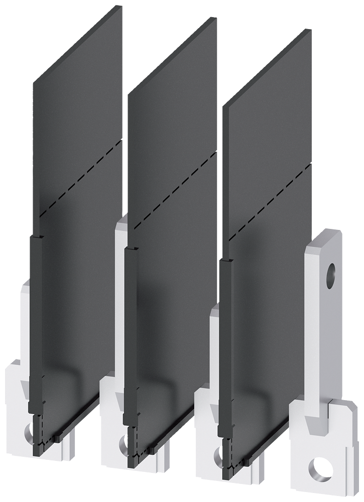 3VA9154-0QD00 Alargador de conexiones, vertical, 4 unidades, accesorio para: 3VA1 100/160