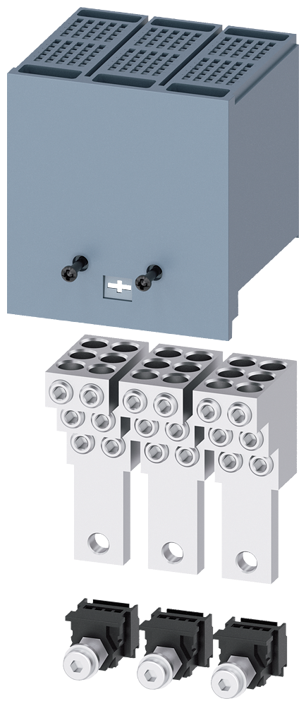 3VA9113-0JF60 Borne para conductor redondo, 6 cables, 3 unidades, accesorio para: 3VA1 100/160