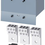 3VA9303-0JF60 Borne para conductor redondo, 6 cables, 3 unidades, accesorio para: 3VA1, 400/63