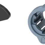 3VA9980-0LF30 Adaptador bombín de cerradura, accesorio para: Accionamiento motorizado SEO