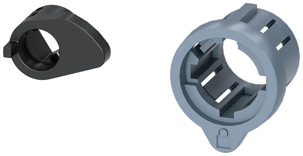 3VA9980-0LF30 Adaptador bombín de cerradura, accesorio para: Accionamiento motorizado SEO