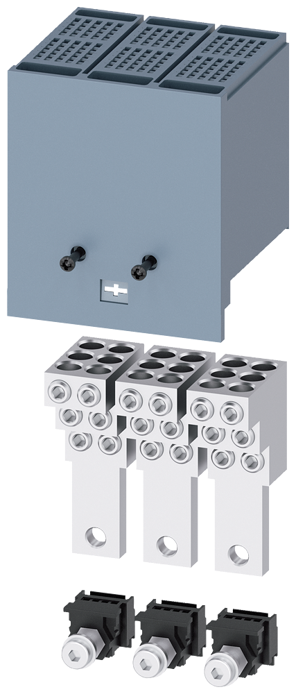 3VA9153-0JF60 Borne para conductor redondo, 6 cables, 3 unidades, accesorio