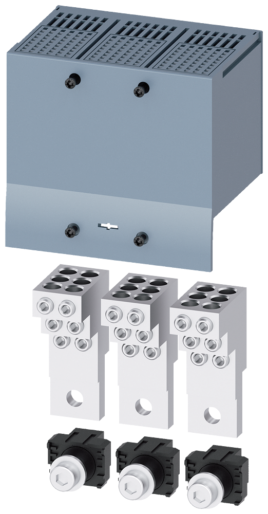 3VA9263-0JF60 Borne para conductor redondo, 6 cables, 3 unidades, accesorio
