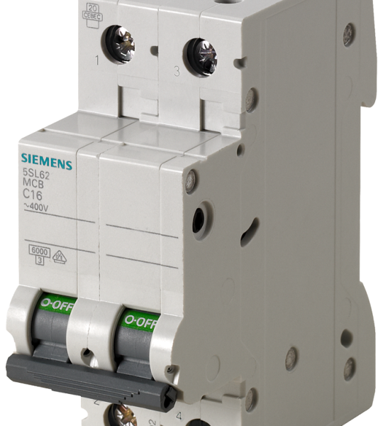 5SL6263-6 Automático magnetotérmico 400 V 6 kA, de 2 polos, B, 63 A