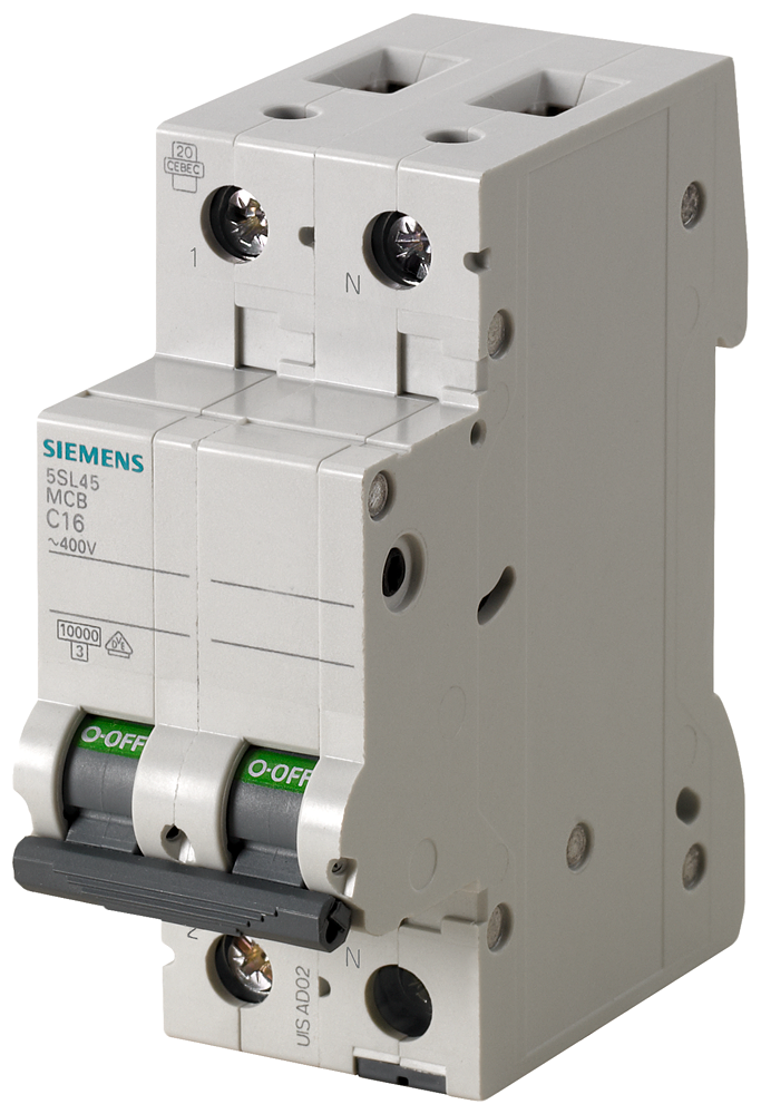 5SL4540-8 Automático magnetotérmico 230 V 10 kA, 1+N polos, D, 40 A