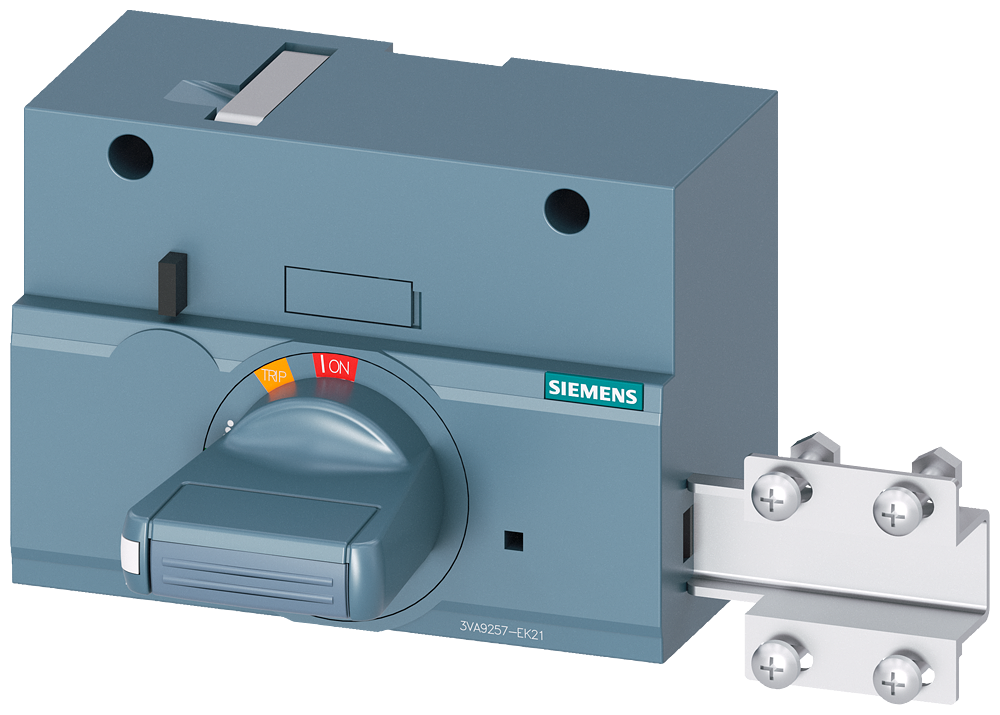 3VA9257-0EK21 Accionamiento giratorio frontal estándar, con enclavamiento de puerta, IEC IP30/