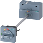 3VA9257-0FK23 Mando giratorio para montaje en puerta, estándar, IEC IP65, con enclavamiento de