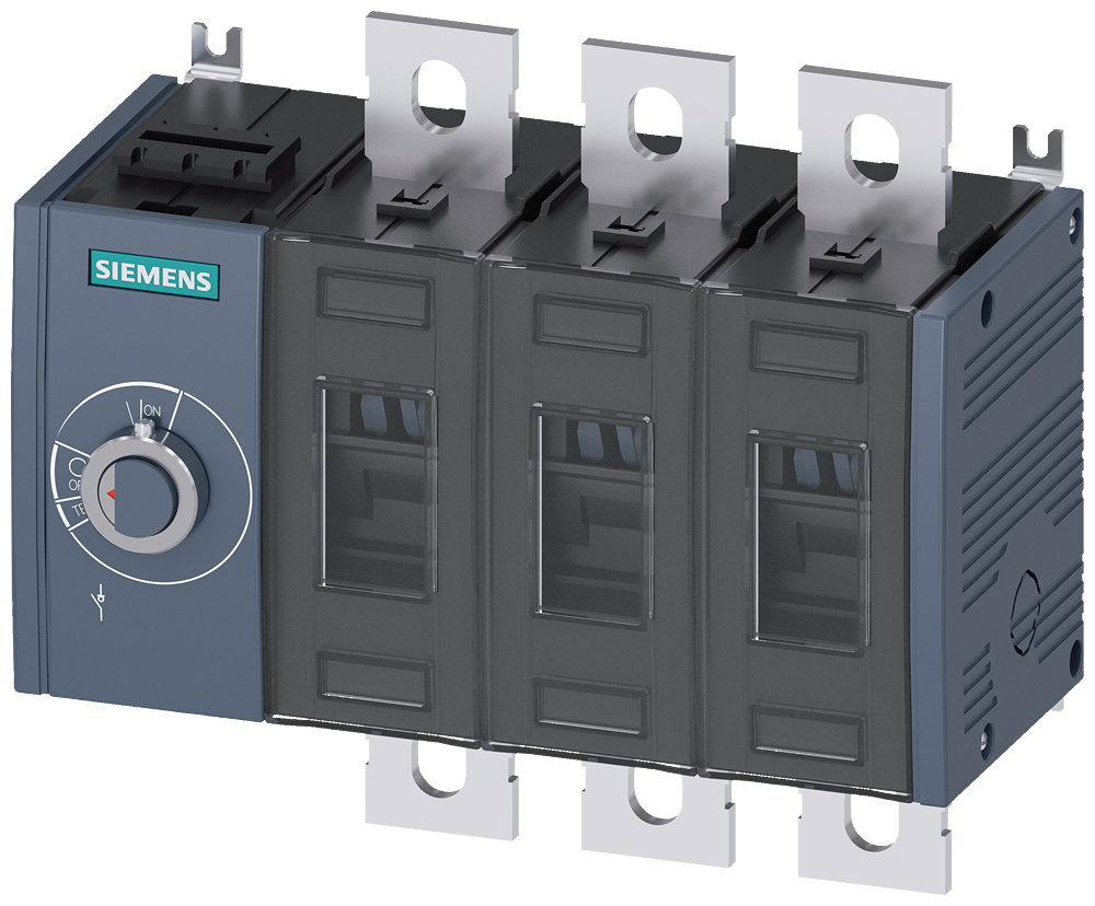 3KD3834-0PE10-0 Interruptor-seccionador 250 A, Tam. 3, 3 polos, accionamiento lateral izqui
