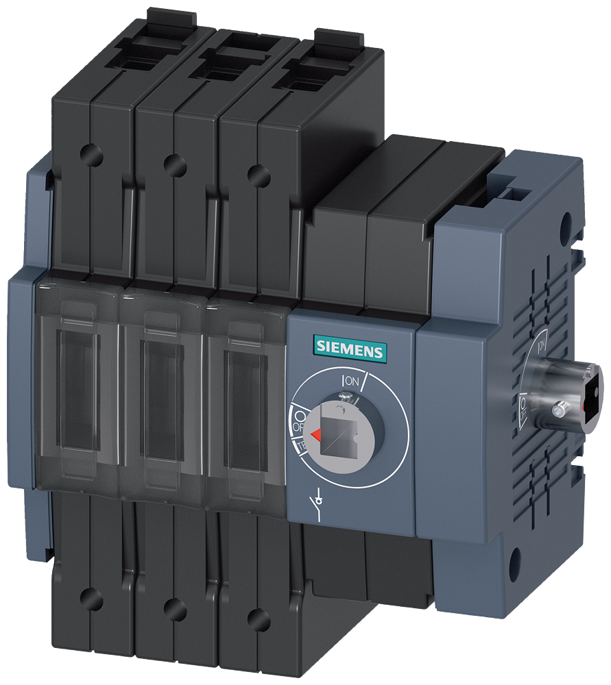 3KD2234-2ME40-0 Interruptor-seccionador 32 A, tam. 1, 3 polos, accionamiento lateral derech