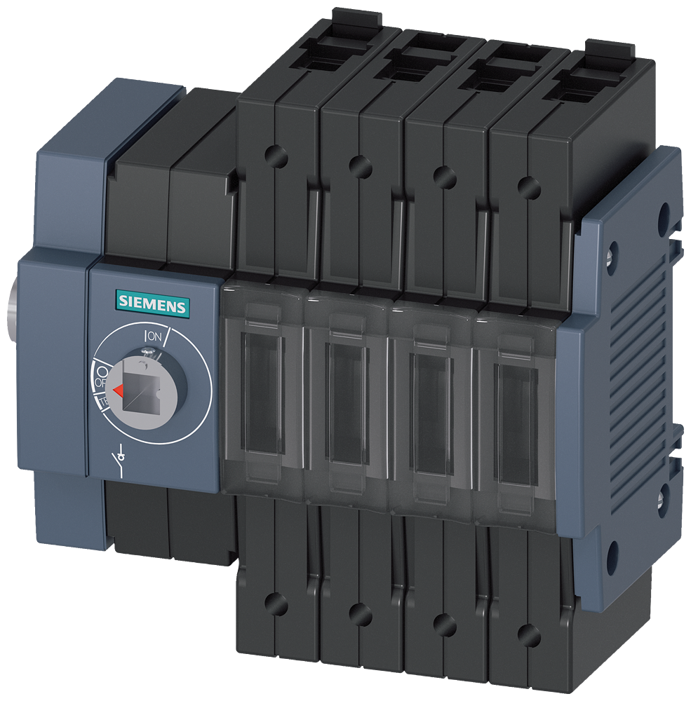 3KD2644-2ME10-0 Interruptor-seccionador 63 A, tam. 1, 4 polos, accionamiento lateral izquie