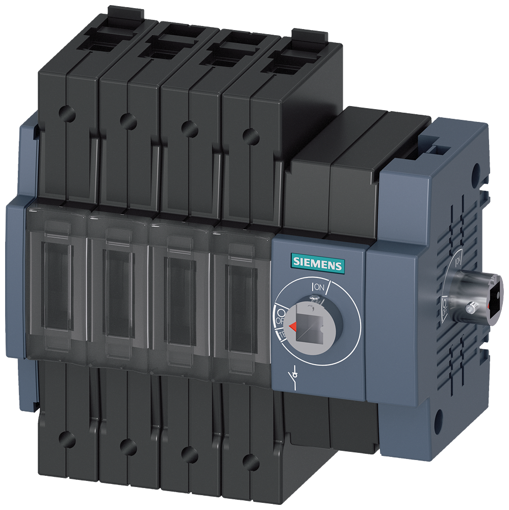 3KD2244-2ME40-0 Interruptor-seccionador 32 A, tam. 1, 4 polos, accionamiento lateral derech