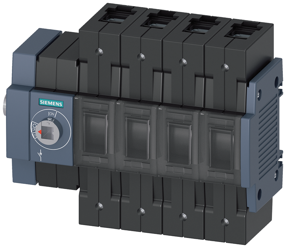 3KD3244-2NE10-0 Interruptor-seccionador 125 A, tam. 2, 4 polos, accionamiento lateral izqui