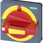 8UD1771-2AD05 Maneta con panel, parada de emergencia, tamaño 75 × 75, para eje 6 × 6 y 8 × 8, 
