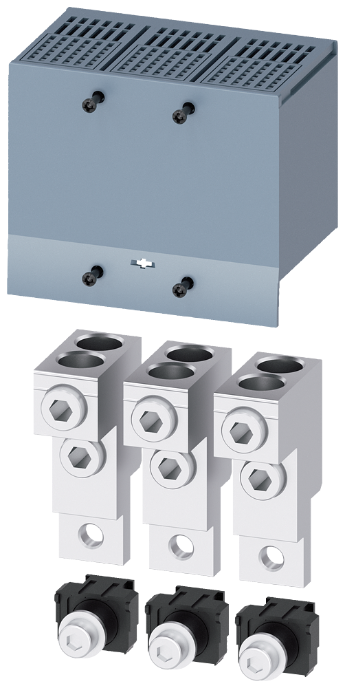 3VA9213-0JJ22 Borne para conductor redondo, 2 cables, 3 unidades, accesorio para: 3VA1 250