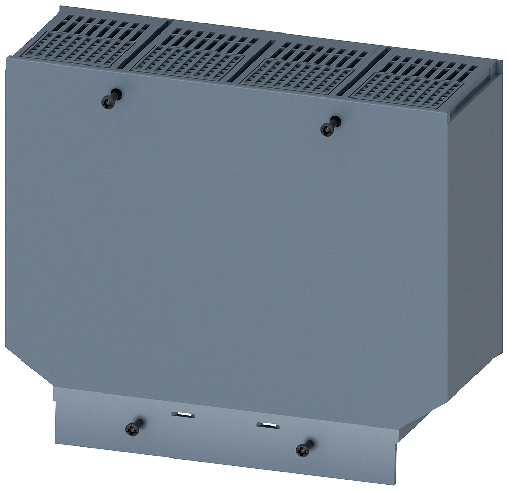 3VA9211-0WG40 Tapa cubrebornes ensanchada de 4 polos, 1 unidad, accesorio para: 3VA1 250